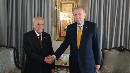 Cumhurbaşkanı Erdoğan, MHP Genel Başkanı Bahçeli ile görüştü