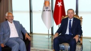 Cumhurbaşkanı Erdoğan, Nahda Hareketi lideri Gannuşi'yi kabul etti