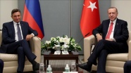 Cumhurbaşkanı Erdoğan Pahor ile görüştü