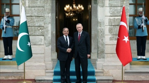 Cumhurbaşkanı Erdoğan, Pakistan Başbakanı Şahbaz Şerif'i kabul etti
