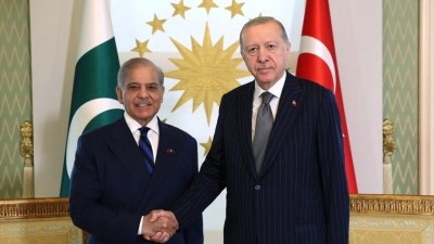 Cumhurbaşkanı Erdoğan, Pakistan Başbakanı Şerif'i kabul etti