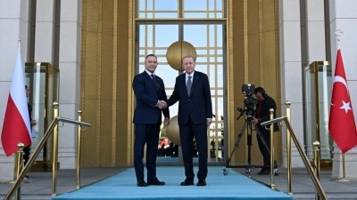 Cumhurbaşkanı Erdoğan, Polonya Cumhurbaşkanı Nawrocki'yi resmi t&ouml;renle karşıladı