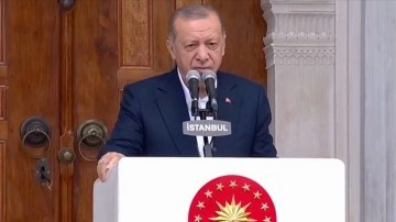 Cumhurbaşkanı Erdoğan, restorasyonu tamamlanan Ayazma Camii'ni açtı