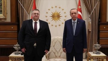 Cumhurbaşkanı Erdoğan, Rusya Başbakan Yardımcısı Overçuk'u kabul etti