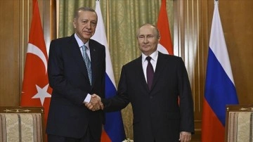 Cumhurbaşkanı Erdoğan, Rusya Devlet Başkanı Putin'i seçim zaferinden dolayı tebrik etti
