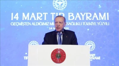Cumhurbaşkanı Erdoğan: Sağlık sistemimiz bug&uuml;n ge&ccedil;mişe g&ouml;re hi&ccedil; olmadığı kadar g&uuml;&ccedil;l&uuml;d&uuml;r