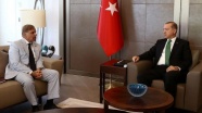 Cumhurbaşkanı Erdoğan, Şahbaz Şerif&#39;i kabul etti
