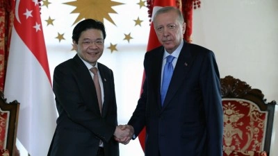 Cumhurbaşkanı Erdoğan, Singapur Başbakanı Wong'u kabul etti