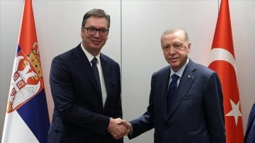 Cumhurbaşkanı Erdoğan, Sırbistan Cumhurbaşkanı Aleksandar Vucic ile görüştü