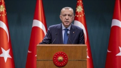Cumhurbaşkanı Erdoğan, Somali'ye giden &Ccedil;ağrı Bey sondaj gemisi personeline başarı diledi