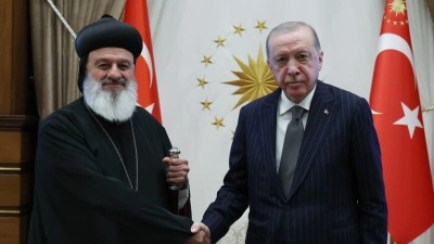 Cumhurbaşkanı Erdoğan, S&uuml;ryani Ortodoks Kilisesi Patriğini kabul etti
