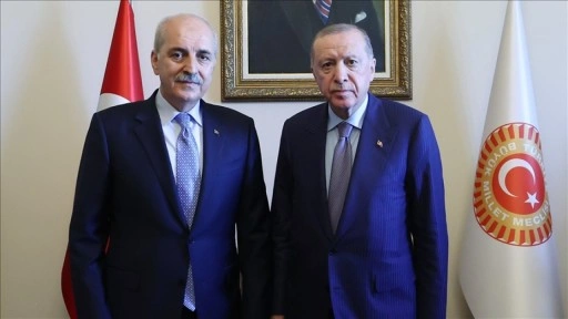 Cumhurbaşkanı Erdoğan, TBMM Başkanı Kurtulmuş'u ziyaret etti