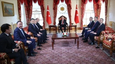 Cumhurbaşkanı Erdoğan, T&uuml;rk Devletleri Teşkilatı heyetini kabul etti