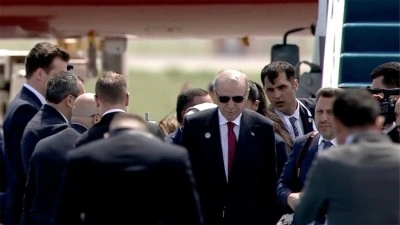 Cumhurbaşkanı Erdoğan T&uuml;rkistan'da