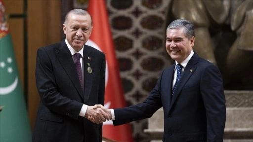 Cumhurbaşkanı Erdoğan, Türkmenistan Milli Lideri Berdimuhammedov ile görüştü