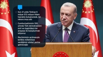 Cumhurbaşkanı Erdoğan: Ülke genelinde 6,5 milyon konutu dönüştürmeyi hedefliyoruz