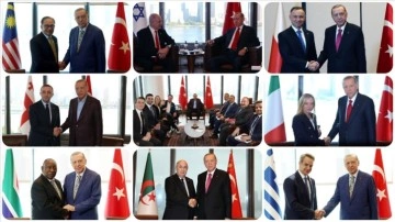 Cumhurbaşkanı Erdoğan'dan Birleşmiş Milletlerde yoğun diplomasi trafiği
