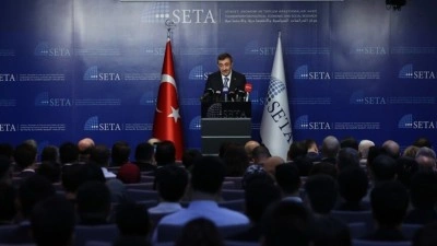 Cumhurbaşkanı Yardımcısı Yılmaz: 15 Temmuz'un ardından ge&ccedil;en on yıl, T&uuml;rkiye i&ccedil;in yeniden yapılanma d&ouml;nemi