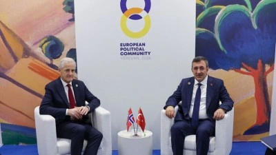 Cumhurbaşkanı Yardımcısı Yılmaz, Avrupa Siyasi Topluluğu 8. Zirvesi kapsamında temaslarını s&uuml;rd&uuml;r&uuml;yo