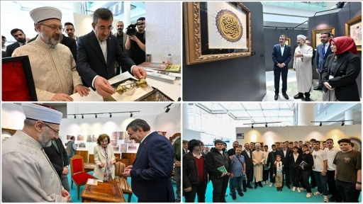 Cumhurbaşkanı Yardımcısı Yılmaz'dan, Uluslararası İslam Sanatları Fuarı'na ziyaret