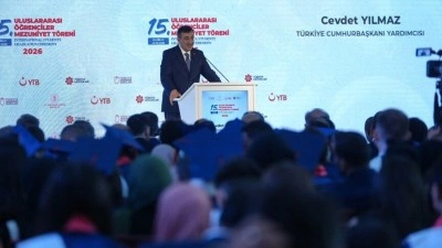 Cumhurbaşkanı Yardımcısı Yılmaz: Gazze'de insanlık tarihinin en b&uuml;y&uuml;k zul&uuml;mlerinden birini yaptı