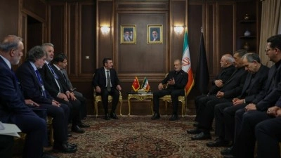 Cumhurbaşkanı Yardımcısı Yılmaz, İran Cumhurbaşkanı Pezeşkiyan ile Tahran&rsquo;da bir araya geldi