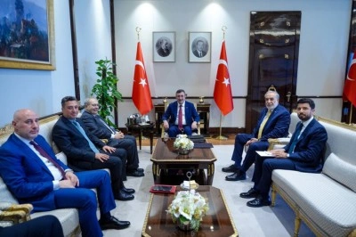 Cumhurbaşkanı Yardımcısı Yılmaz, L&uuml;bnan Başbakan Yardımcısı Mitri'yi kabul etti