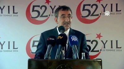 Cumhurbaşkanı Yardımcısı Yılmaz: T&uuml;rkiye, Kıbrıs T&uuml;rk&uuml;'n&uuml;n g&uuml;venli yaşaması i&ccedil;in KKTC'nin yanında olmaya devam edecektir