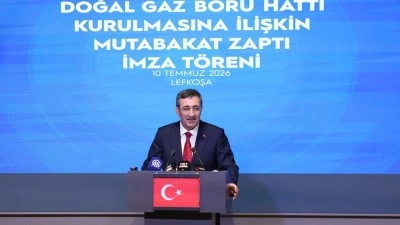 Cumhurbaşkanı Yardımcısı Yılmaz: &Uuml;lkelerimizi deniz altından bağlayacak doğal gaz hattı i&ccedil;in &ccedil;alışma başlattık