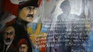 Cumhuriyet&#039;in 98. yılında ressamlar İstiklal Marşı&#039;nı tuvalde anlattı