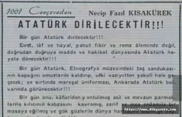 Cumhuriyetin 100. yılında s&uuml;rpriz var mı!.. Atat&uuml;rk dirilecek mi? -&Ouml;m&uuml;r &Ccedil;elikd&ouml;nmez yazdı-