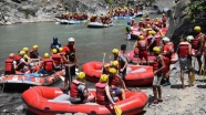 Dalaman Çayı&#039;nda rafting heyecanı turistleri cezbediyor