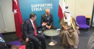 Davutoğlu, Kuveyt Emiri El Sabah'la görüştü