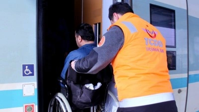 Demir yollarında 9 milyon engelli yolcuya &uuml;cretsiz seyahat imkanı tanındı