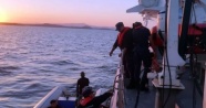 Denizde sürüklenen 27 mülteci sahil güvenlik tarafından kurtarıldı