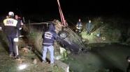 Denizli'de araç su birikintisine devrildi: 5 ölü, 1 yaralı