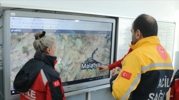 Depremden etkilenen Malatya'da köy köy sağlık taraması