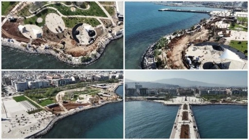Depremlerden etkilenen İskenderun sahilinde düzenleme ve yenileme projesi sürüyor