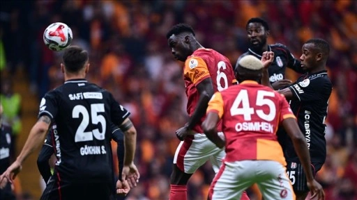 Derbide Galatasaray ile Beşiktaş 1-1 berabere kaldı