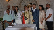 Didim'deki şapelde 150 yıl sonra vaftiz töreni yapıldı