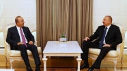Dışişleri Bakanı Çavuşoğlu, Aliyev ile görüştü