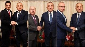 Dışişleri Bakanı Çavuşoğlu, G20 Dışişleri Bakanları Toplantısı'nda ikili temaslarda bulundu