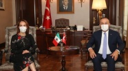 Dışişleri Bakanı Çavuşoğlu, Meksika Parlamentolararası Birlik Başkanı Barron ile görüştü