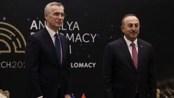 Dışişleri Bakanı Çavuşoğlu, NATO Genel Sekreteri Stoltenberg'le görüştü