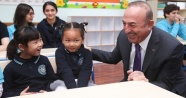 Dışişleri Bakanı Çavuşoğlu, Tunus’ta Maarif Vakfı okulunu ziyaret etti
