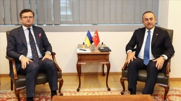 Dışişleri Bakanı Çavuşoğlu, Ukraynalı mevkidaşı Kuleba'yla Ukrayna'daki savaşı görüştü