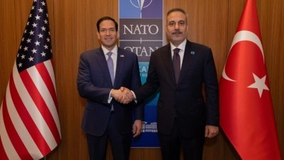 Dışişleri Bakanı Fidan, ABD Dışişleri Bakanı Rubio ile bir araya geldi