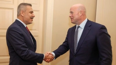 Dışişleri Bakanı Fidan, ABD'nin NATO nezdinde Daimi Temsilcisi Whitaker ile g&ouml;r&uuml;şt&uuml;