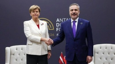 Dışişleri Bakanı Fidan, ADF marjında Letonya Dışişleri Bakanı Braze ile g&ouml;r&uuml;şt&uuml;
