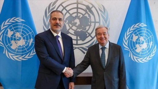Dışişleri Bakanı Fidan, BM Genel Sekreteri Guterres ile ABD'de görüştü